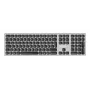2DIRECT LogiLink teclado sem fios multi-dispositivo (QWERTY nórdico, preto)