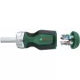 Bosch 1600A032UY Chave de fendas com catraca e 12 bits (25 mm) Aço S2, sextavado de 1/4 polegada, punho ergonómico