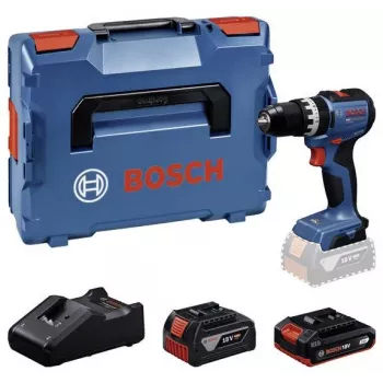 Bosch Professional GSB 18V-52 berbequim de percussão a bateria com 2 baterias 18V em L-BOXX (Retail)