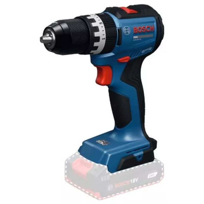 Bosch Professional GSB 18V-52 berbequim de percussão a bateria com 2 baterias 18V em L-BOXX (Retail)