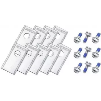 Bosch VISIMOW18V conjunto de lâminas de substituição (3 lâminas) - acessório original para corta-relvas a bateria