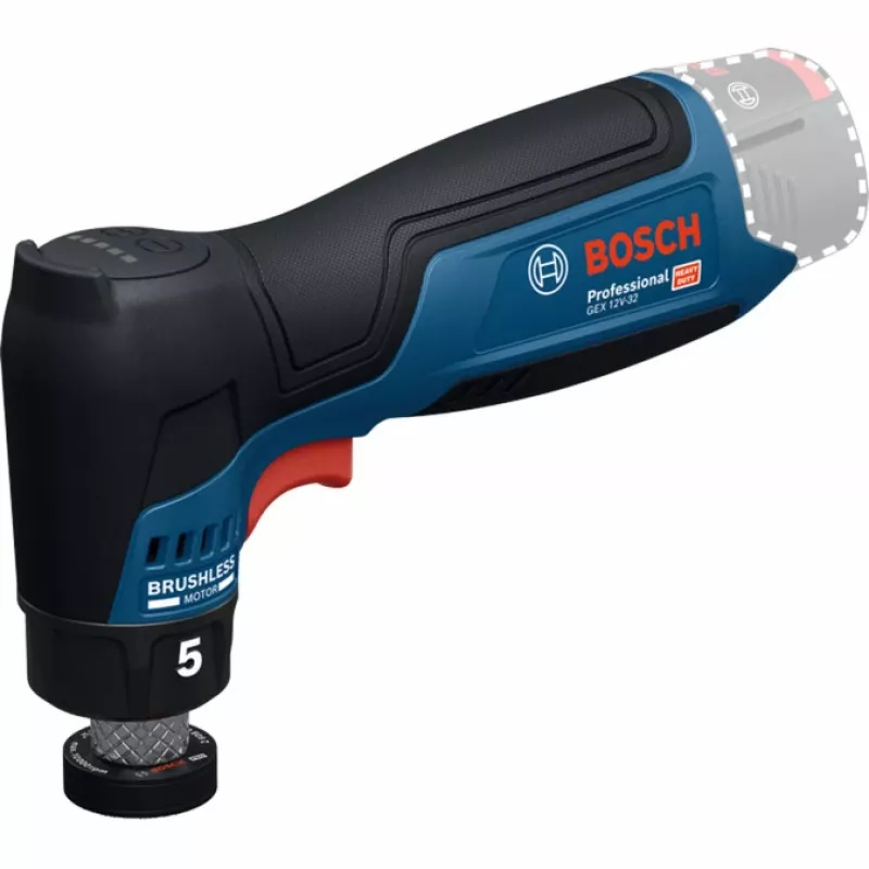 BOSCH PowerTools lixadora excêntrica a bateria GEX 12V-32 mm (retalho)
