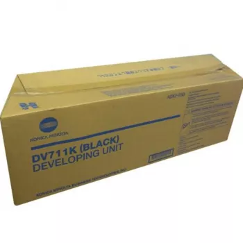 Kit revelador Konica Minolta DV-711K preto A2X203D para bizhub C654 C754 C654e C754e