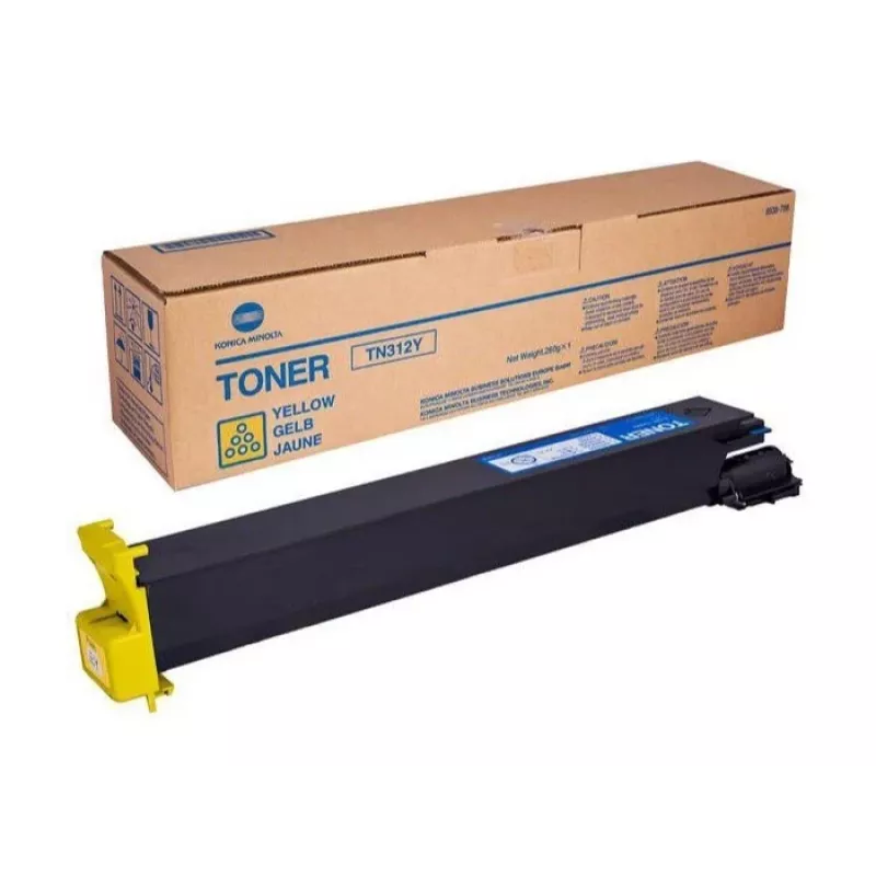 Toner Konica Minolta TN-312Y original amarelo (12 000 páginas)
