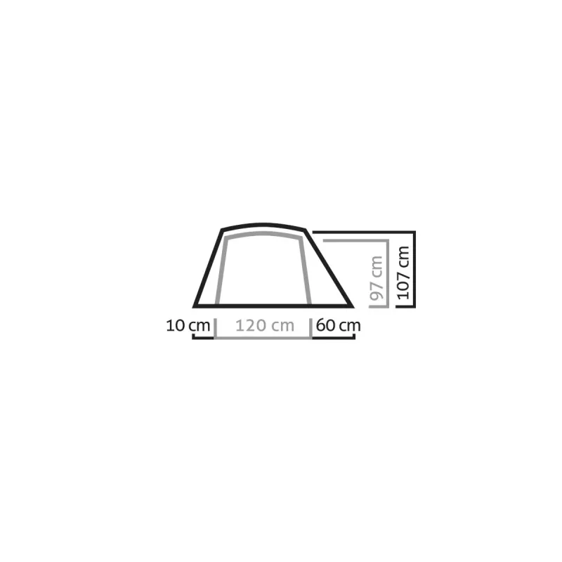 Tenda de cúpula SALEWA Micra II 2 pessoas 3 estações