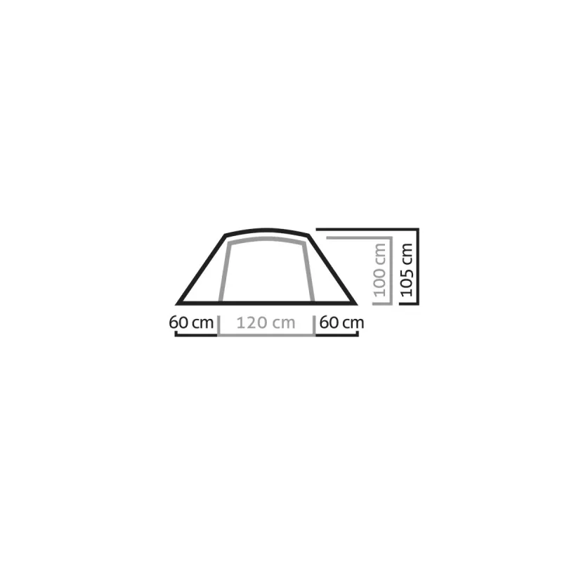 Tenda de cúpula Salewa Denali II 2 pessoas - Cactus/Grey