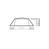 Tenda de cúpula Salewa Denali IV 4 pessoas 3 estações parede dupla