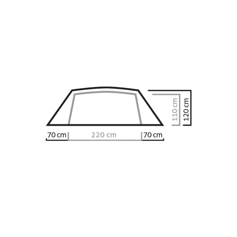 Tenda de cúpula Salewa Denali IV 4 pessoas 3 estações parede dupla