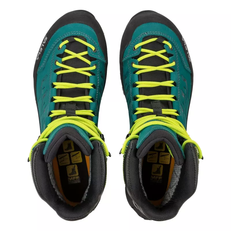 Sapatos de caminhada Salewa Rapace GTX mulher - Shaded Spruce/Sulphur Spring - UK 5 (EU 38)