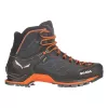 Botas de caminhada SALEWA MTN Trainer Mid GTX - Asphalt/Fluo Orange - UK 10.5 (EU 45)