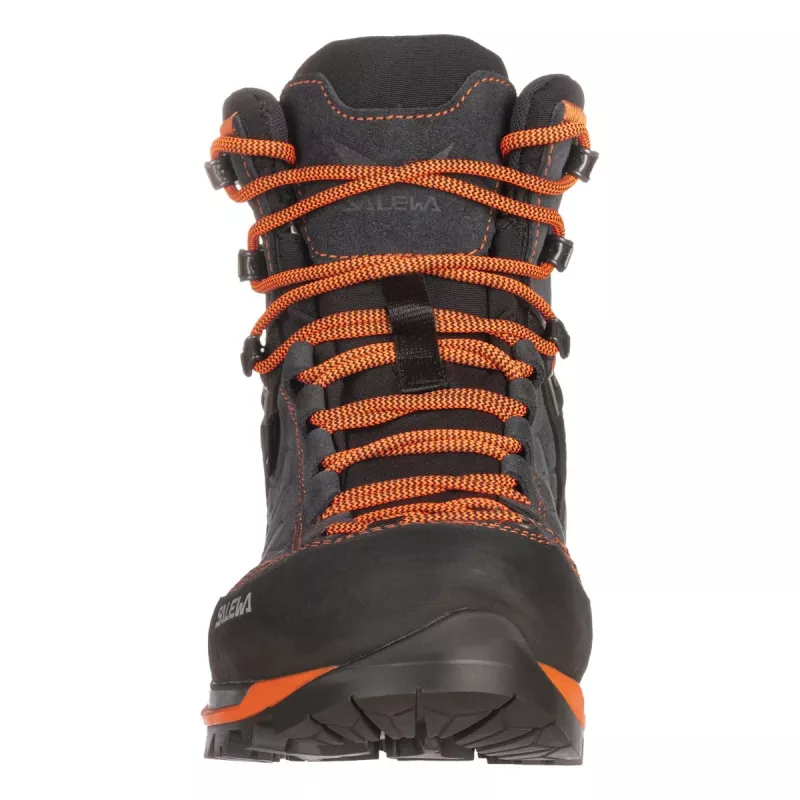 Botas de caminhada SALEWA Mountain Trainer Mid GTX - Asphalt/Fluo Orange - UK 11.5 (EU 46.5)