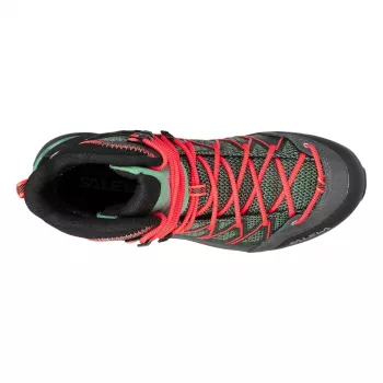 Botas de caminhada Salewa Mountain Trainer Lite Mid GTX para mulher - Verde (Malta/Lagoon) Tamanho 36,5