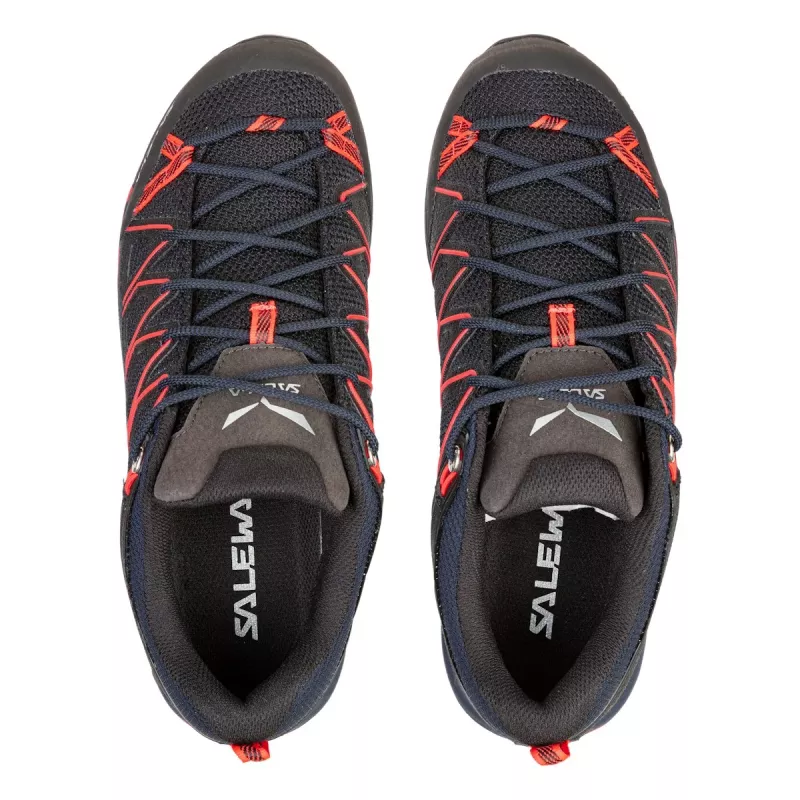 Sapatos de aproximação Salewa Mountain Trainer Lite para mulher - Premium Navy/Fluo Coral, EU 36,5