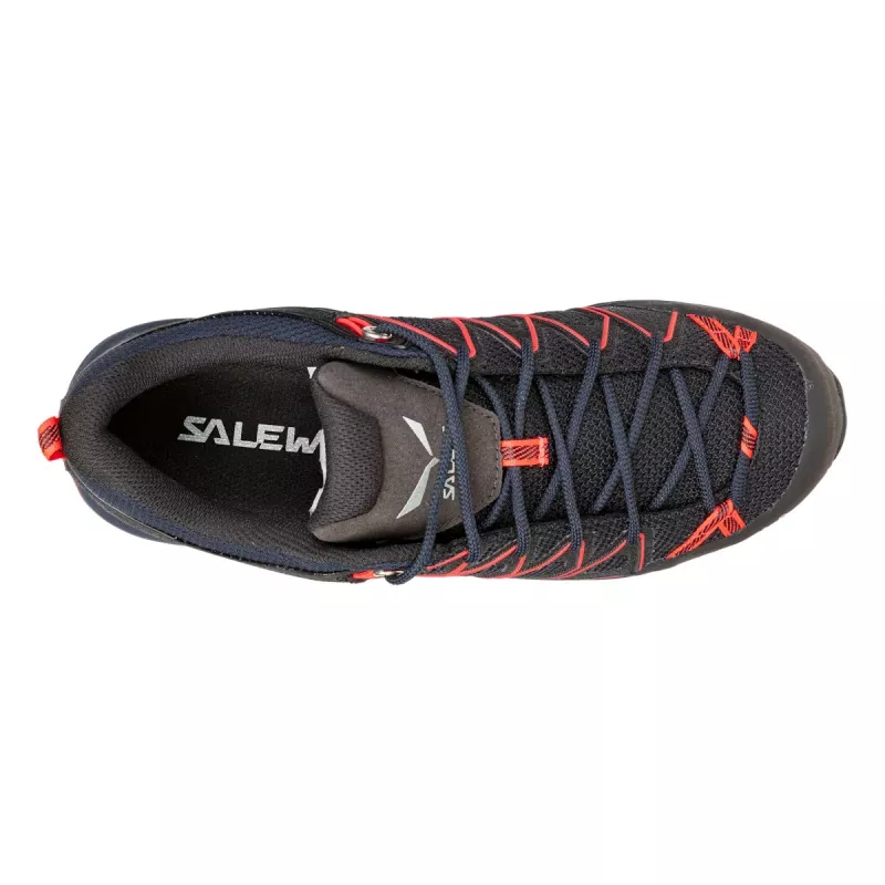 Sapato de aproximação Salewa Mountain Trainer Lite para mulher - Premium Navy/Fluo Coral - tamanho EU 40,5