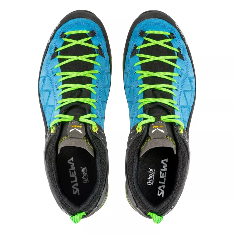 Sapatos de trekking Salewa Mountain Trainer 2 GTX - Ombre Blue/Fluo Green - EU 42,5
