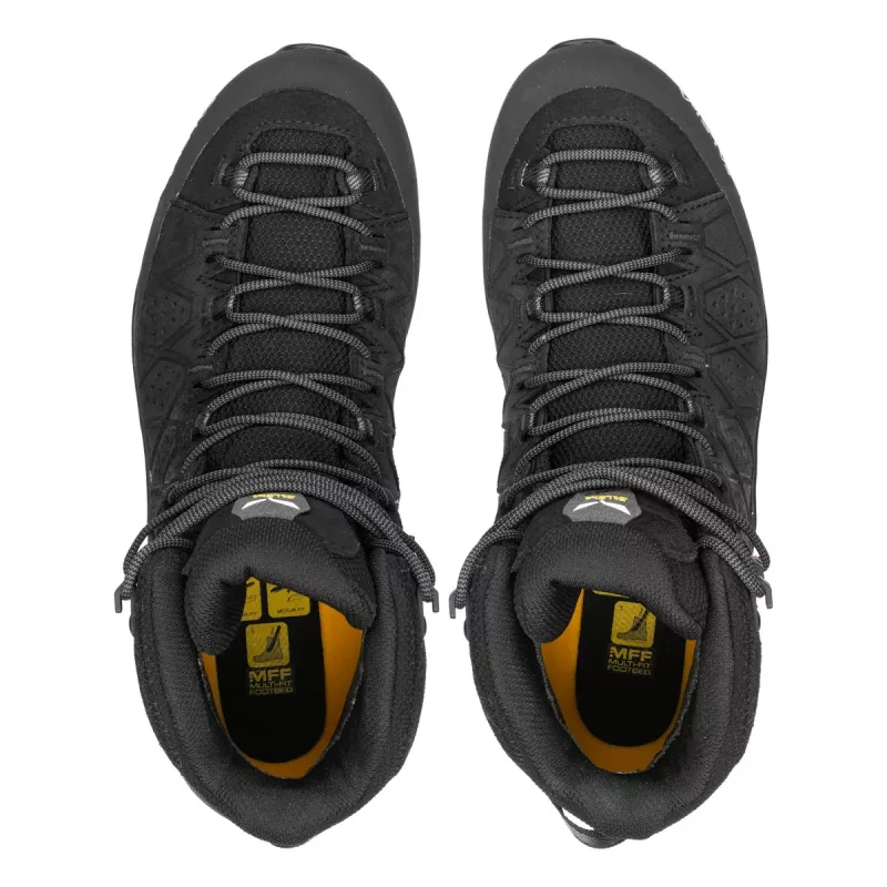 Botas de caminhada Salewa Women's Alp Trainer 2 Mid GTX - Black/Black - UK 7 (EU 40.5)