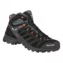 Sapatos de caminhada SALEWA Alp Mate Mid WP Black Out/Fluo Orange UK 7.5 (EU 41)