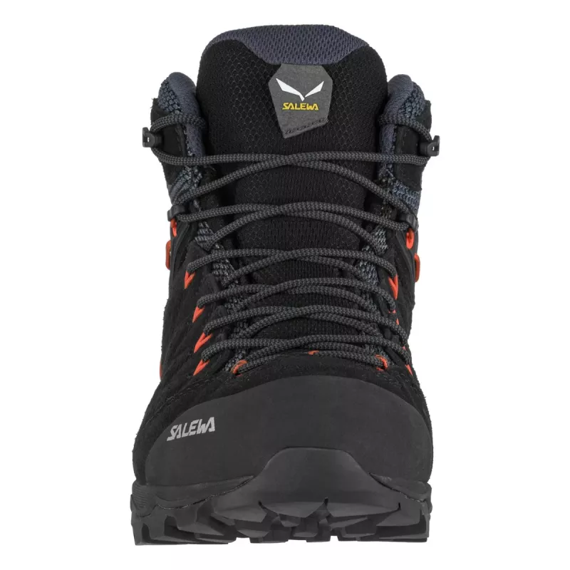 Sapatos de caminhada SALEWA Alp Mate Mid WP Black Out/Fluo Orange UK 11 (EU 46)