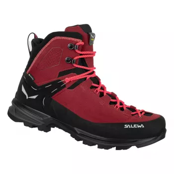 Sapatos SALEWA Mtn Trainer 2 Mid GTX para mulher Red Dahlia Black UK 4 (EU 36.5)