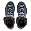 Botas de caminhada SALEWA Mtn Trainer 2 Mid GTX para mulher - Dark Denim/Black - UK 7 (EU 40.5)