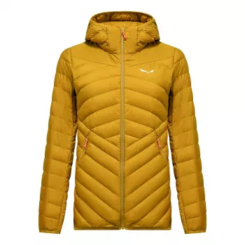 Salewa Brenta Casaco de penas para mulher - Gold, tamanho S
