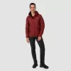 Salewa Brenta Casaco de penas para mulher - Syarh (Burgundy) - XS