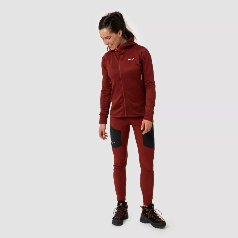 Salewa Puez DST Warm Cargo Collants para Mulher Syrah/Black Out Tamanho S