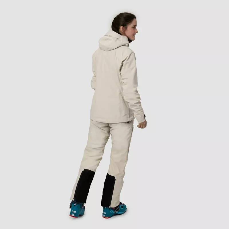 Casaco híbrido para mulher Salewa Sella PTX 3L Oatmeal