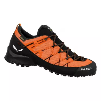 Sapatos de aproximação Salewa Wildfire 2 GTX - Fluo Orange/Preto, Tamanho EU 46,5