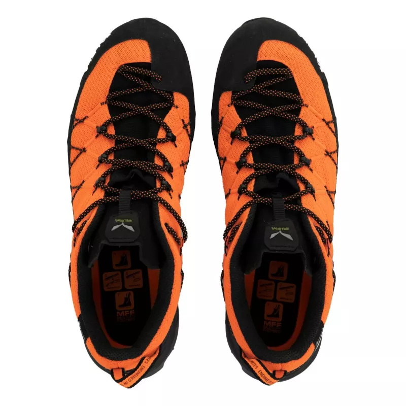 Sapatos de aproximação Salewa Wildfire 2 GTX - Fluo Orange/Preto, Tamanho EU 46,5