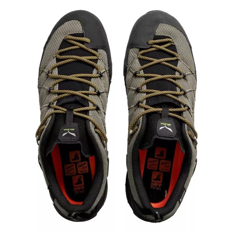 SALEWA Wildfire 2 GTX Sapatos de aproximação - Black Out / Fluo Yellow - EU 44
