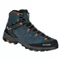 SALEWA Alp Trainer 2 Mid GTX Botas de caminhada - Dark Denim / Fluo Orange - UK 9 (EU 43)