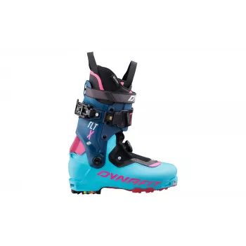 Botas de esqui de montanha Dynafit TLT X para mulher - prateado/rosa