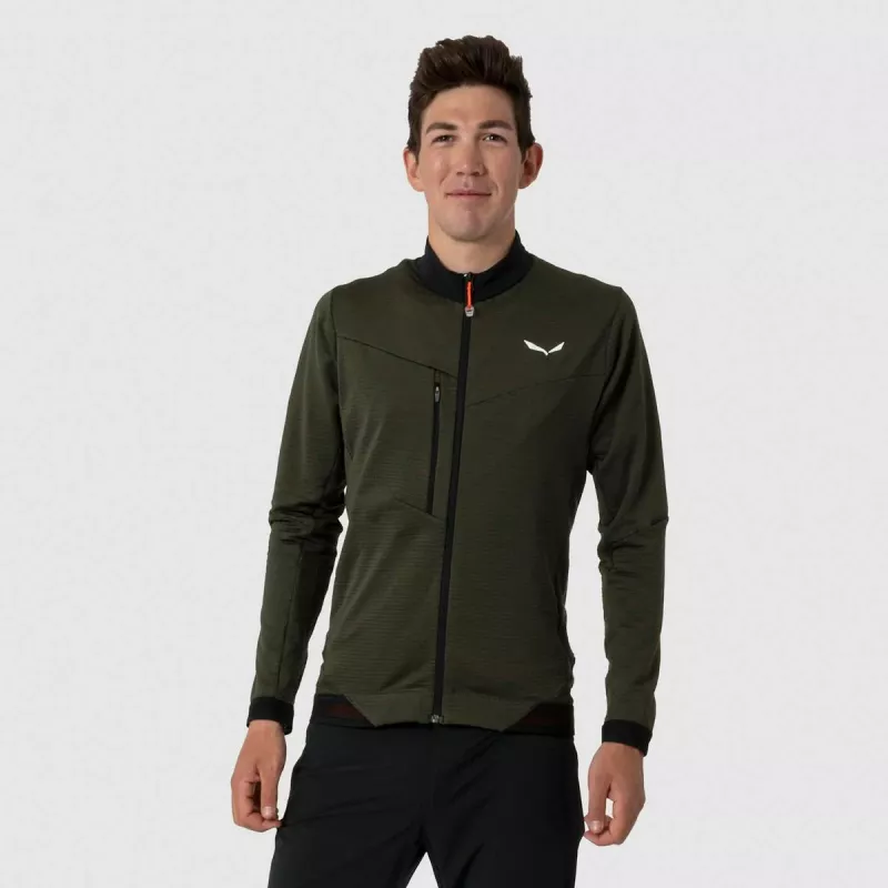 Casaco Pedroc PL 2 - Dark Olive - tamanho M Salewa