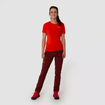 T-shirt Pedroc Flame para mulher SALEWA (tamanho S)