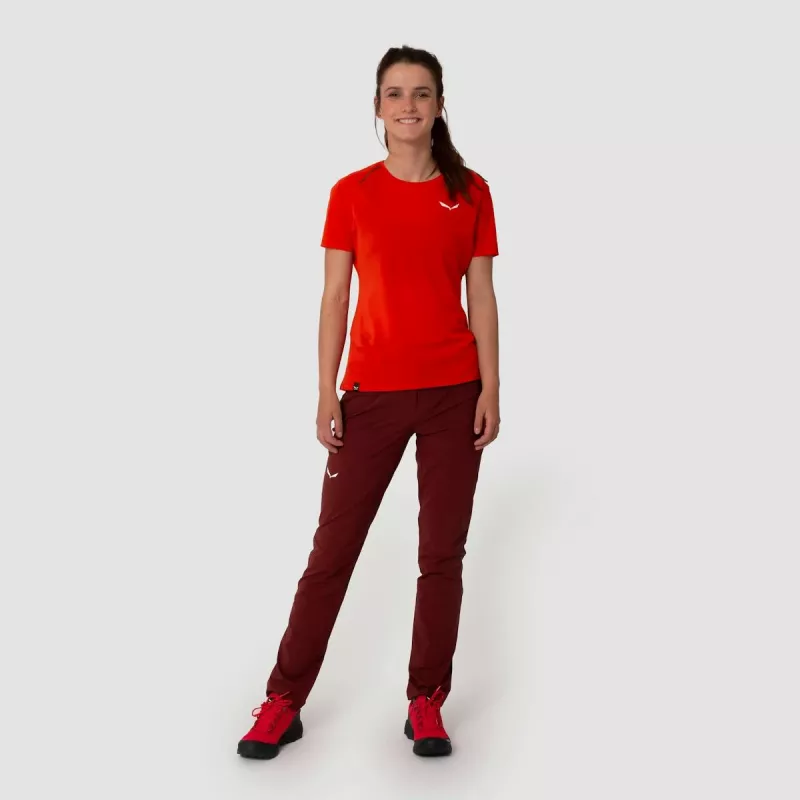 T-shirt Pedroc Flame para mulher SALEWA (tamanho S)