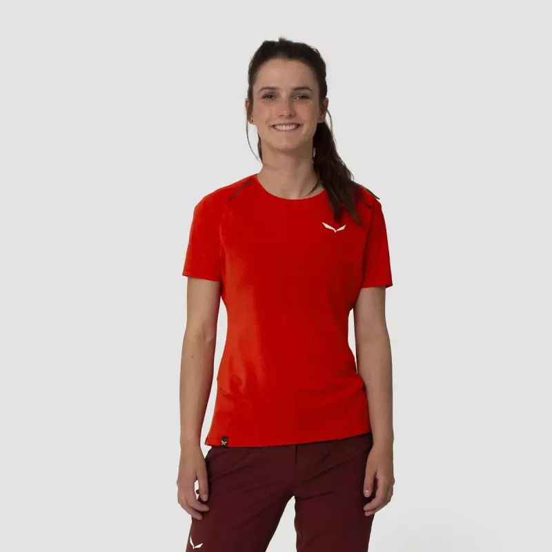 T-shirt Pedroc Flame para mulher SALEWA (tamanho S)