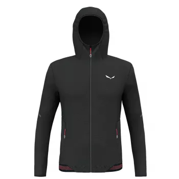 Casaco com capuz Salewa Pedroc PL - Black Out - tamanho S