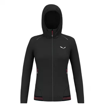 Casaco com capuz Salewa Pedroc PL Women's - Black Out, XS