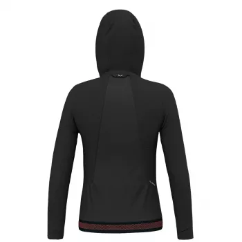 Casaco com capuz Salewa Pedroc PL Women's - Black Out, XS