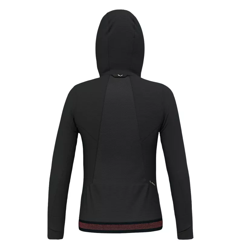 Casaco com capuz Salewa Pedroc PL Women's - Black Out, XS