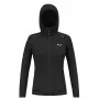 Casaco com capuz Salewa Pedroc PL Women's - Black Out, tamanho S