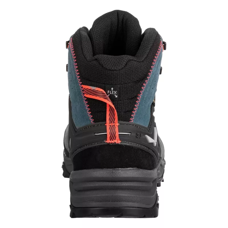 Botas de caminhada Alp Trainer 2 Mid GTX para mulher SALEWA - Java Blue/Fluo Coral - UK 4 (EU 36,5)