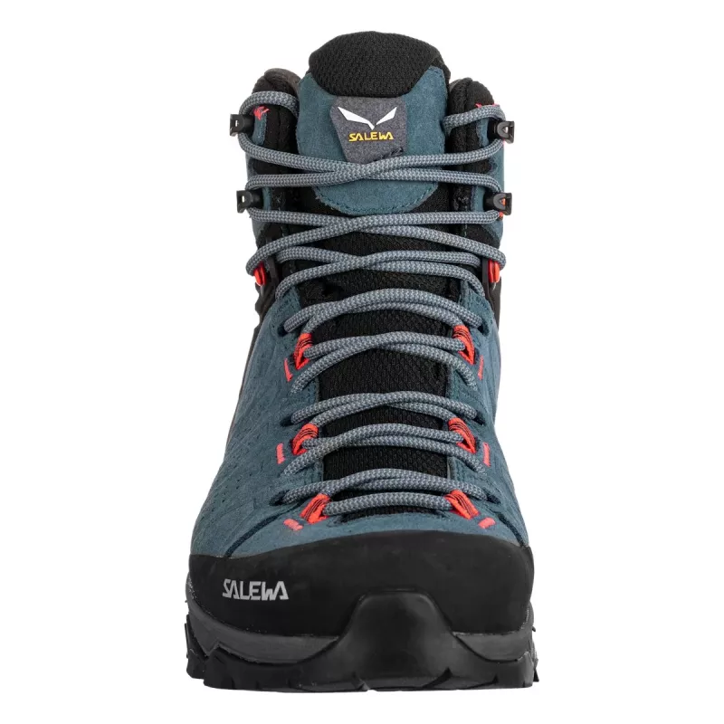 Botas de caminhada Alp Trainer 2 Mid GTX para mulher SALEWA - Java Blue/Fluo Coral - UK 6 (EU 39)