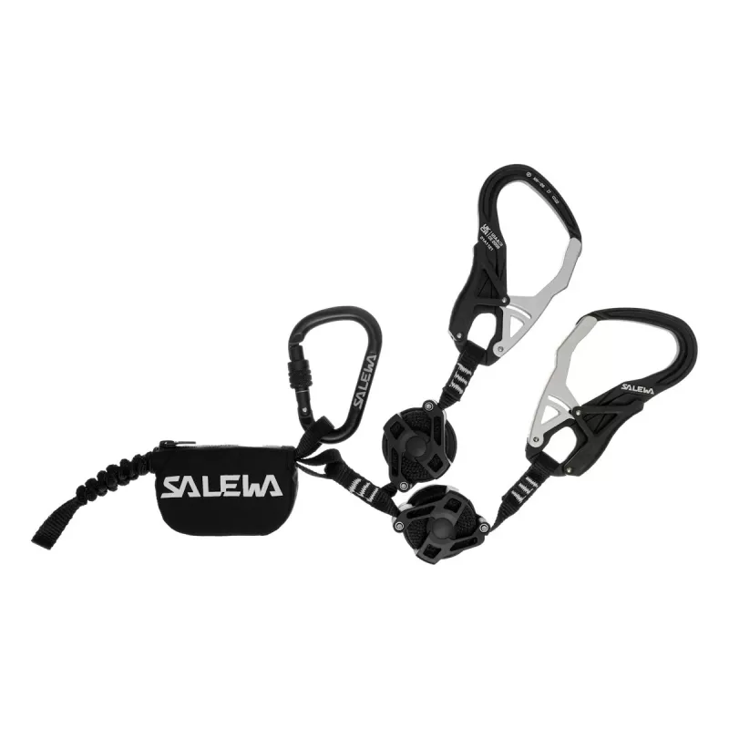 Cordão retrátil SALEWA Ergo Lanyard zip-black