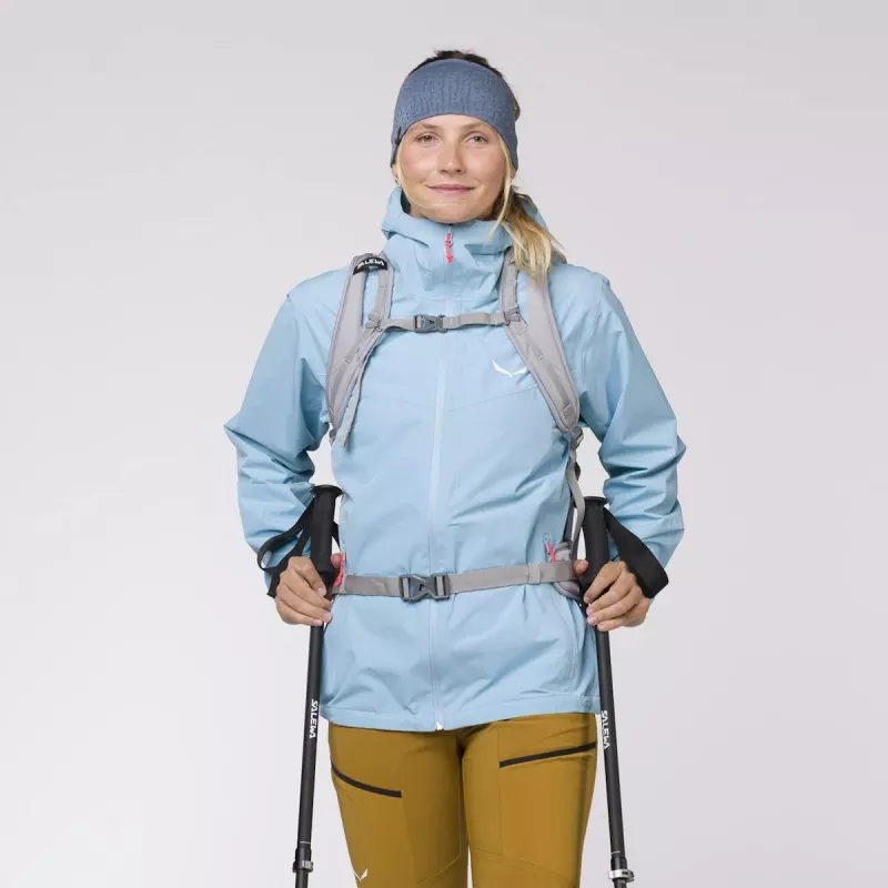 Mochila de caminhada de mulher Salewa Alp Mate 30 - Alloy