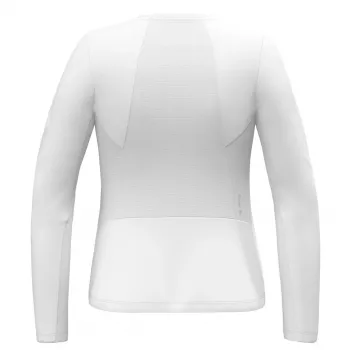 T-shirt de manga curta Salewa Pedroc Dry Tee para mulher - branco - tamanho S