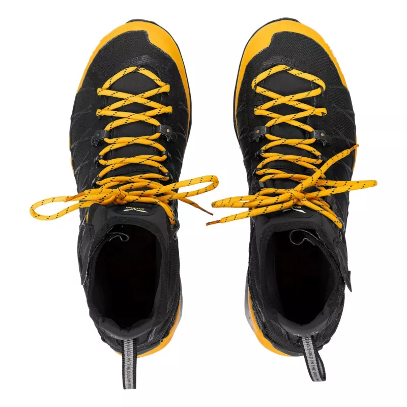 Botas de caminhada Salewa Ortles Light Mid PTX Gold-Black UK 10 (EU 44.5)