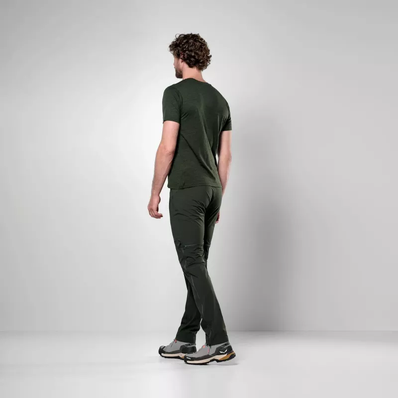 Salewa T-shirt Eagle Eitd AM S - Dark Olive