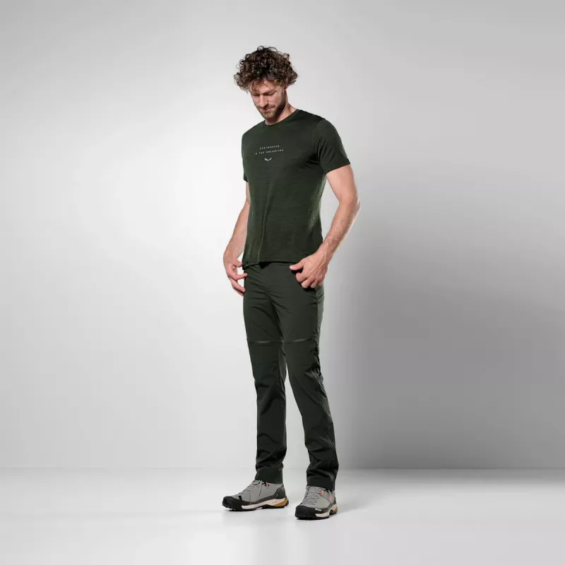 Salewa T-shirt Eagle Eitd AM - Dark Olive - Tamanho XL
